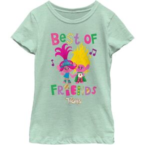 DREAMWORKS TROLLS Trolls Best Friends Girls Short Sleeve Tee Shirt