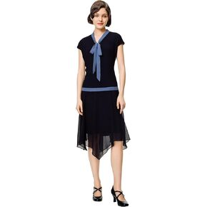 BABEYOND Gatsby Dress for Women - Chiffon Flapper Dress Low-Waist 1920s Roaring 20s Great Gatsby Party
