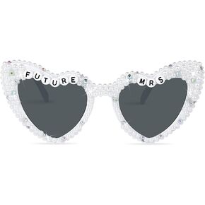 YOGFIT Heart Sunglasses for Women Fashion Classic Love Eye Protection Sunglasses Vintage Cute Heart Sunglasses…
