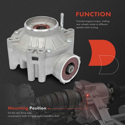 مجموعة تفاضلية خلفية ممتازة A متوافقة مع Can-Am Defender HD5، Outlander 1000 1000R 450 500 570 650 800R 850 L 450 L 500 L 570، Outlander Max 1000، Renegade 1000 1000R 500 570 800R 850 in Saudi Arabia