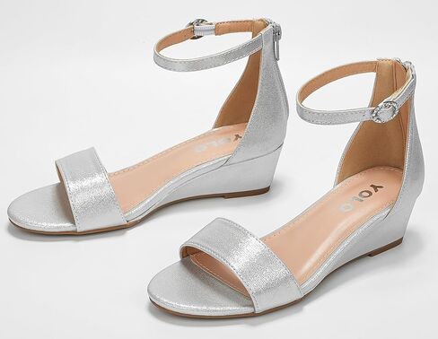 Girls High Heels Sandal for Girls Open Toe Ankle Buckle Strap Dress Shoes for Little Big Kids in Wedding Party Block Chunky Pump Sandals Chunky Pump Sandals in Saudi Arabia
