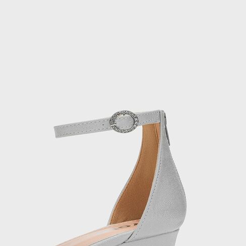 Girls High Heels Sandal for Girls Open Toe Ankle Buckle Strap Dress Shoes for Little Big Kids in Wedding Party Block Chunky Pump Sandals Chunky Pump Sandals in Saudi Arabia