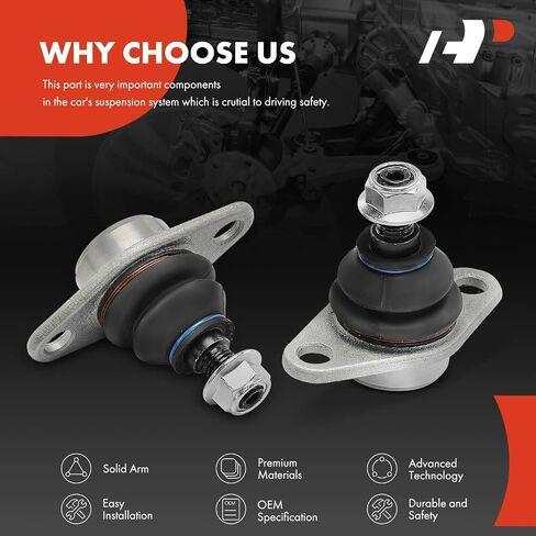 A-Premium 2 x Front Outer Lower Ball Joint, Compatible with Mini Cooper 2002 2003 2004 2005 2006 2007 2008 in Saudi Arabia