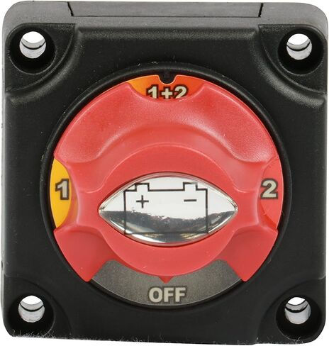 WirthCo 20387 Battery Doctor Mini Master Rotary Dial Disconnect Switch with On/Off Knob and Bottom Cover in Kuwait