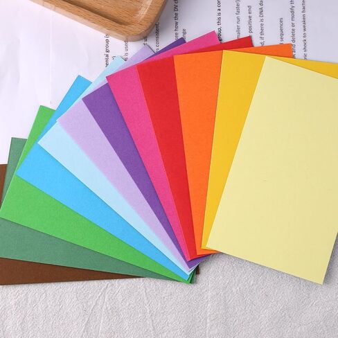 200PCS Thickened Index Cards, 3x5 Flash Cards Colorful Blank Notecards Flashcards for Studying Memory Game Cards Double-sided Colors in Kuwait