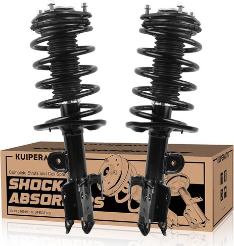 171348L 171348R 37240 4PCS Complete Front Rear Struts Assembly Compatible for 2001-2007 Toyota Sequoia (4WD RWD) Front & Rear Coil Spring Shock Absorber in Kuwait