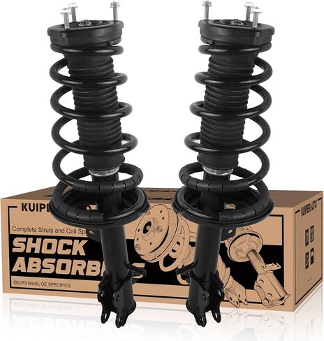 171348L 171348R 37240 4PCS Complete Front Rear Struts Assembly Compatible for 2001-2007 Toyota Sequoia (4WD RWD) Front & Rear Coil Spring Shock Absorber in Kuwait