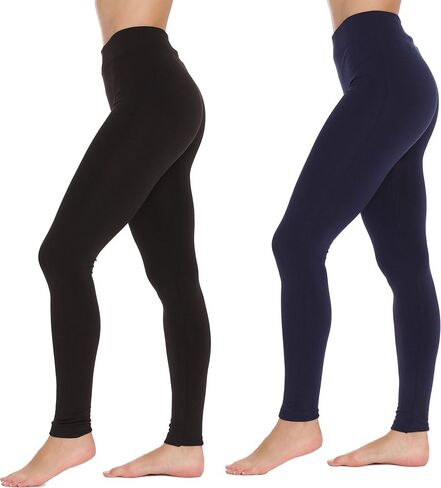 Just Love Fleece Lined Seamless Leggings for Women High Waist (Pack of 2) in Saudi Arabia