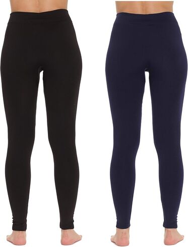 Just Love Fleece Lined Seamless Leggings for Women High Waist (Pack of 2) in Saudi Arabia