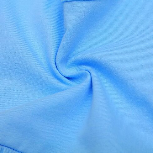 HILEELANG Little Girls Short Sleeve Dresses Easter Summer Cotton Casual Skater Swing Twirly Sundress in Kuwait