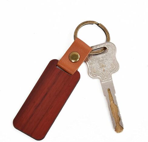 PERSONALIZED Natural Wood KEYCHAIN, Gift for Birthday, Keyfob, Best Gift in Saudi Arabia