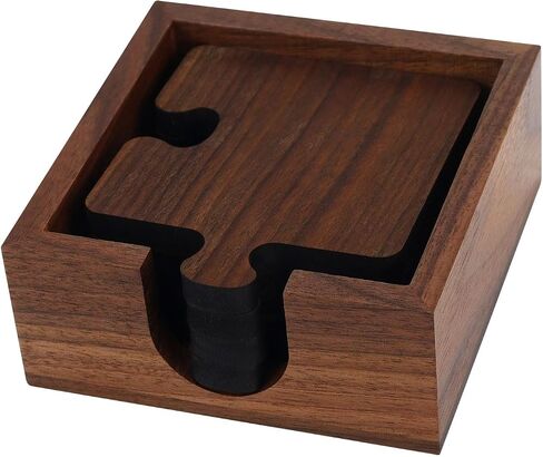 Koqye Walnut Wood Memo Pad Holder, Sticky Notes Pad Holder Desk Organizer for Sticky Note Pads, Memo Holder for Office Home Desk Supplies (Holder) in Saudi Arabia