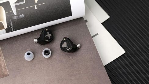 Linsoul SIMGOT EW300 1DD+1Planar+1PZT محرك هجين في شاشة الأذن، سماعات أذن سلكية IEM، سماعات أذن للألعاب مع فوهات قابلة للفصل، كابل OFC IEM مطلي بالفضة للموسيقي الصوتي (EW300 DSP) in Kuwait