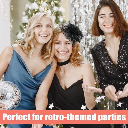 Giantree Fascinators Hat for Women, Classic Retro Tea Party Mesh Hair Clip Elegant Lace Hat for Cocktail Party Wedding in Saudi Arabia