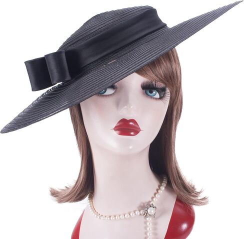 Lawliet Womens 1950s Fascinator Wedding Church Racing Hat Elegant Headpiece T449 in Kuwait