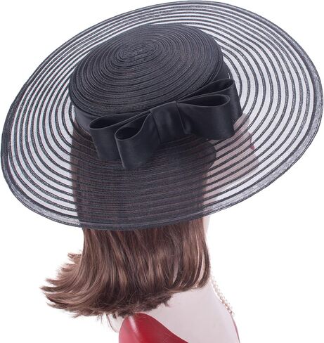 Lawliet Womens 1950s Fascinator Wedding Church Racing Hat Elegant Headpiece T449 in Kuwait