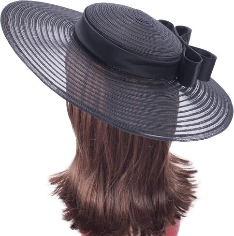 Lawliet Womens 1950s Fascinator Wedding Church Racing Hat Elegant Headpiece T449 in Kuwait