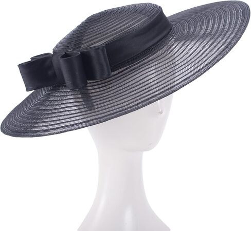 Lawliet Womens 1950s Fascinator Wedding Church Racing Hat Elegant Headpiece T449 in Kuwait