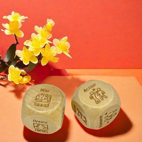Date Night Dice,Gifts for Men Women, Anniversary, Wedding, Engagement, for Men, Boyfriend Gifts, Funny Gifts, Love Wooden Dice in Saudi Arabia