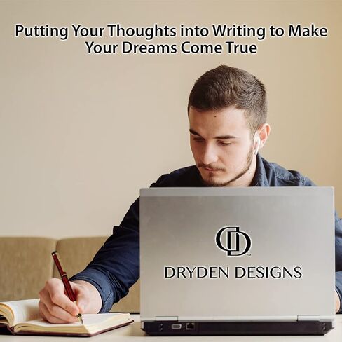 Dryden Designs Medium Nib Fountain Calligraphy Pen |12 Black & 12 Blue with Ink Refill Converter| No Leak, Smooth Flow, Consistent Writing | Left-and Right-Handed | Royal Red in Saudi Arabia