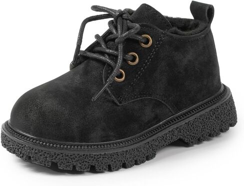 Oamico Toddler Boys Girls Hiking Boots Little Kid Work Boots Outdoor Non Slip Lace Up Winter Snow Ankle Boots in Saudi Arabia