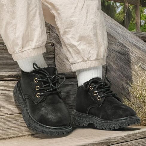 Oamico Toddler Boys Girls Hiking Boots Little Kid Work Boots Outdoor Non Slip Lace Up Winter Snow Ankle Boots in Saudi Arabia