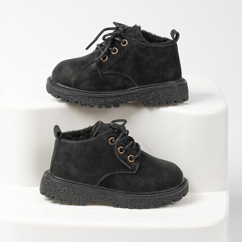 Oamico Toddler Boys Girls Hiking Boots Little Kid Work Boots Outdoor Non Slip Lace Up Winter Snow Ankle Boots in Saudi Arabia