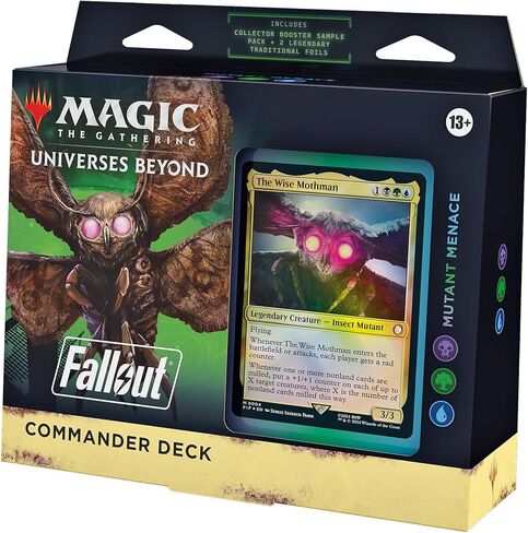 Magic: The Gathering Fallout Commander Deck Bundle - تتضمن جميع الطوابق الأربعة (1 Hail Caesar، 1 Scrappy Survivors، 1 Science!، و1 Mutant Menace) in Kuwait