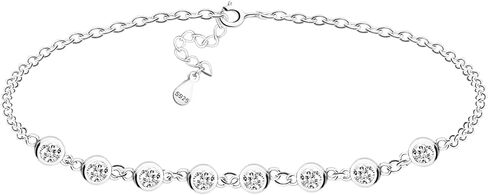 Sofia Milani - Solid 925 Sterling Silver Bracelet for Women - Zirconia Pendant - B0216 in Kuwait