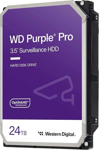 Western Digital 8TB WD Purple Pro Surveillance Internal Hard Drive HDD - SATA 6 Gb/s, 256 MB Cache, 3.5" - WD8002PURP in Saudi Arabia