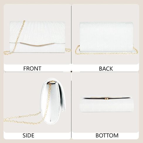 Clutch Purses for Women Formal Dressy Evening Bag Handbags Crossbody Bag for Wedding Cocktail Prom Party Elegance Charm in Kuwait