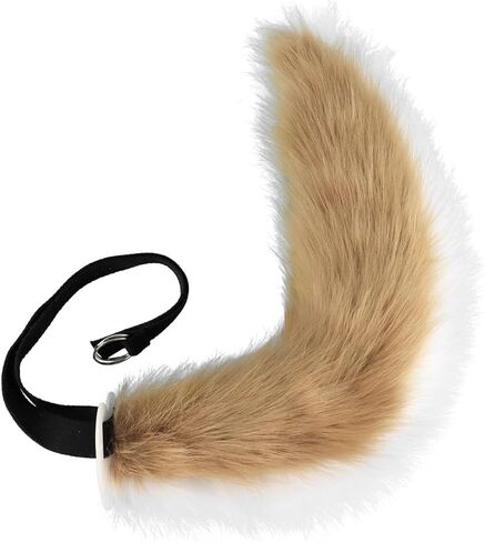 Gorou Ears and Tail Set Game Cosplay Headdress Fox Ears Headband Furry Fursuit Costume Accessories in Saudi Arabia