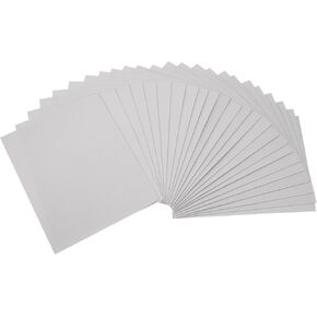 DMiotech 24 Pack 10.8 x 8.5 Inch 1.7mm Thick EVA Foam Sheets for Arts and Crafts Craft Foam Sheets Light Gray
