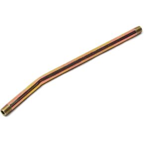 Utoolmart 1/8 inches NPT 230mm Length 10mm Pipe Diameter Grease Fitting Standard Grease Metal Extension Tubes