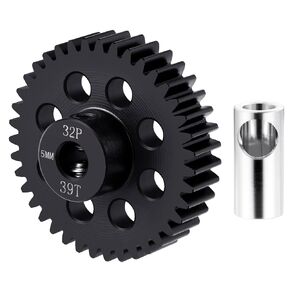 Steel 32P 5mm Pinion Gear 39T-45T Motor Gears for Tra-xxas Tamiya HPI Kyosho Losi 1/16 1/14 1/10 1/8 1/6 1/5 RC Car Truck Buggy (32P-44T)