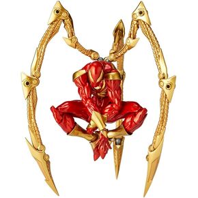 Kaiyodo Revoltech Amazing Yamaguchi Iron Spider Total Height Approx. 6.3 inches (160 mm), Non-scale, PVC & ABS, Painted Action Figure