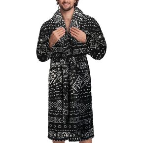 Mad Dog Mens Fleece Sherpa Robe for Men - Fluffy Bathrobe, Lightweight, Full Length Winter Robe, House Coat