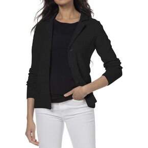 IDEALSANXUN Womens Knit Blazer Casual Lightweight Spring Fall Sweater Jackets Cardigan Coat
