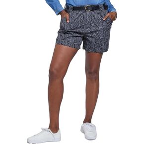 YMI Royalty for Me Women's High Rise Muffin Short with Porkchop Pockets Deal