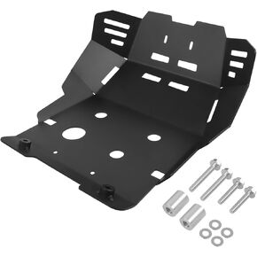 Worldmotop Motorcycle Engine Skid Plate Bash Plate Compatible With HONDA CRF300L CRF 300L 2021 2022 2023 Engine Cover Skidplate Protective(Sliver)