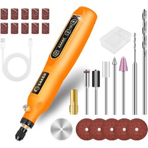 Saker 180W Rotary Tool Kit, 6 Variable Speed with Flex Shaft, 8000-32000RPM Multi-Tool With 240pcs Accessories,Electric Drill Set With Carrying Case Prefect for Grinding Carving Polishing