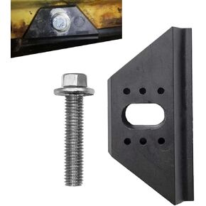 Pack-1 Car Power Fixture, Safe Flame Retardant Energy Fastening Accessories with 2.4" Bolts, Cable Safety Anti-sway Mounting Bracket, Universal for Cars Energy Hold Down Parts (Black)