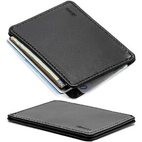 Slimmy R1SO Minimalist Slim Front Pocket RFID Blocking and Access Wallet (78mm) (Oil Tan)