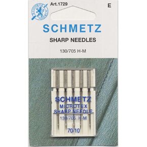 SCHMETZ Microtex (Sharp) (130/705 H-M) Sewing Machine Needles - Bulk - Size 70/10