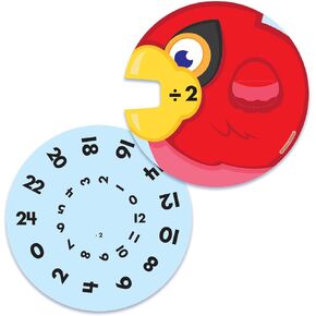 Carson Dellosa EZ-Spin Addition Math Manipulative, 18 Piece Bulletin Board Cutouts, Addition Bulletin Board and White Board Decorations, Math Classroom Décor