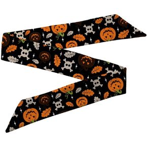 BBTDIN Halloween Handbag Scarf Halloween Neckerchief Halloween Purse Handle Scarves Halloween Neck Tie Scarf NSF03