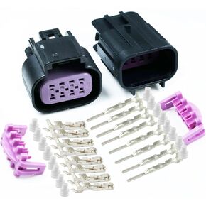 8-Pin GT150 Series 15Amps Male n Female Sealed Connector Set, Wire Gauge 22 20 AWG