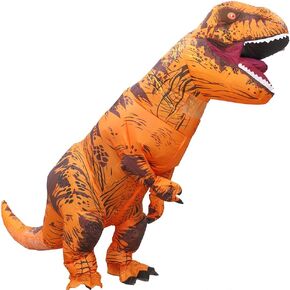 Dinosaur Costume for Adult, Infltable T-rex Costume for Adult, Halloween Party Cosplay Costume Outfit