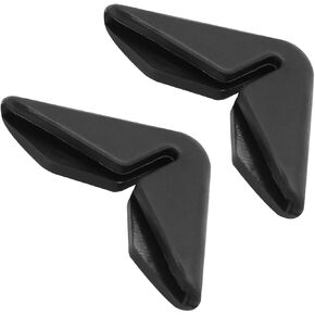 Motoforti 2pcs Black Universal Automobile Car Side Door Edge Corner Guard Protector Long-Lasting