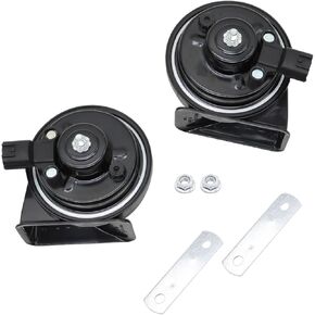 1 Set Car Horn 96610-2D100 Compatible with 2001-2012 Coupe Low High 96610-22400 96610-27200